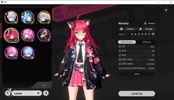 GLOBAL EU |HL 3| 2 SSR [Nanally,Hathor] | 5 SR [Mint,Haniel,Skia,Etc] |Selector 41/50|Male MC|Log Email|Take Email(NTE829)