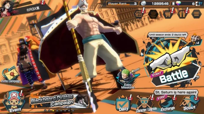 Global|4 EX|TFE Marshal D.Teach ,GP Edward Newgate,BP Kuzan,RO Roronoa Zoro|Rank 3|LogBandai|(OPBR1992)