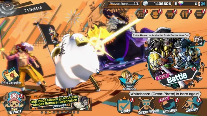 Global|4 EX|5Elders Saturn,BP Kuzan,KOP Gol D.Rogers,[Borsalino]|Rank 11|LogBandai|CheckSS(OPBR1933)