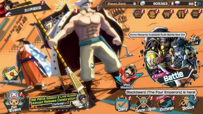 Global|5 EX|Onigashima Zoro,PB Kuzan,GP Edward Newgate,5Elders Saturn,KOP Gol D.Roger|Rank 9|LogBandai|CheckSS(OPBR1931)