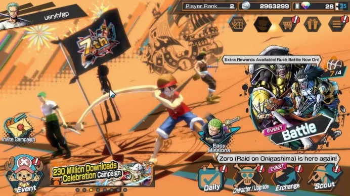 Global| 5 EX|Gear5 D.Luffy,T5E St.Jaygarcia,TFE Marshall D.Teach,Blackbeard Kuzan,FILM Zephyr|Rank 2|LogBandai|CheckSS(OPBR1927)