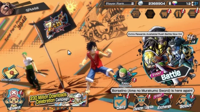 Global|4 EX| Man DB King Pirates Monkey D.Luffy,Blackbeard Kuzan,Kaido'Son Yamato,FILM Zephyr|Rank 2|LogBandai|CheckSS(OPBR1924)