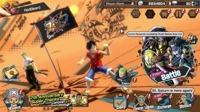 Global|5 EX| TFE Marshal D.Teach,KING D.Roger,Blackbeard Kuzan,HP Charlotte Linlin,Etc|GF 600|Rank 2|LogBandai|CheckSS(OPBR1923)