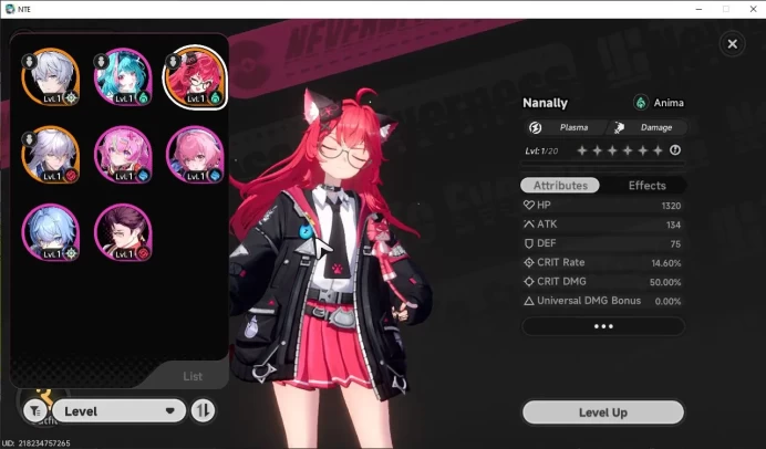 GLOBAL NA |HL 3| 2 SSR Limited Nanally & Baicang |5 SR [Adler,Edgar,Etc]|Selector 43/50|Male MC|Log Email|Take Email|(NTE855)