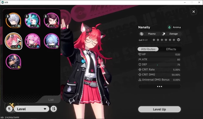 GLOBAL SEA |HL 3| 1 SSR Limited Nanally A1 |5 SR [Haniel,Edgar,Adler,Etc]|Selector 40/50|Male MC|Log Email|Take Email|(NTE859)
