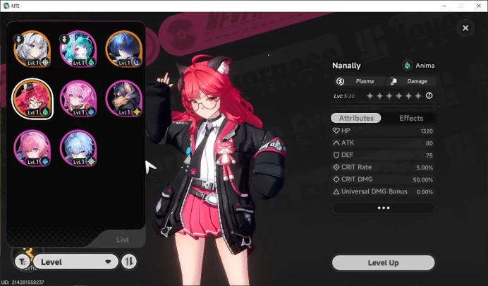GLOBAL NA |HL 3| 2 SSR Limited Nanally & Daffodill |5 SR [Haniel,Edgar,Etc]|Selector 43/50|Female MC|Log Email|Take Email|NTE860