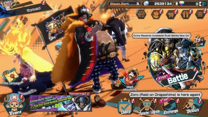 Global|5 EX | TFE D.Teach,T5E ST.Jaygarcia,Hunger Charlotte Linlin,Legendary D.Garp,BP Kuzan|Rank 5|LogBandai|CheckSS(OPBR1912)