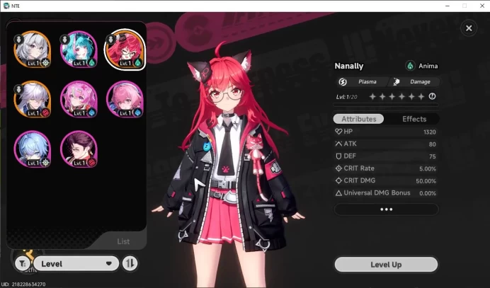 GLOBAL NA |HL 4| 2 SSR Limited Nanally & Baicang |5 SR [Haniel,Edgar,Etc]|Selector 40/50|Female MC|Log Email|Take Email|(NTE862)