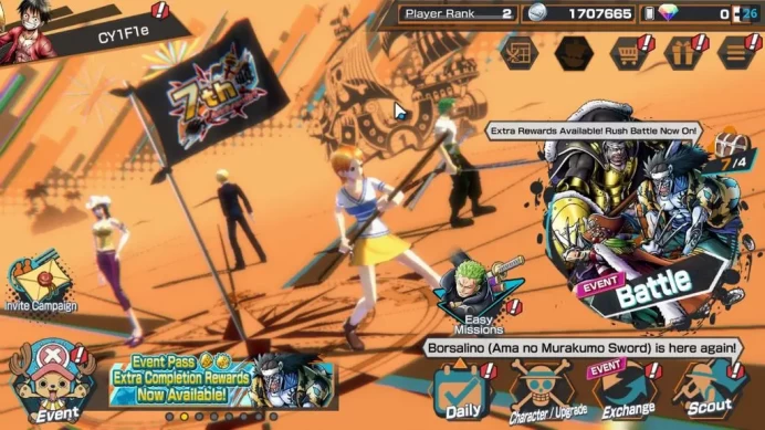 Global|3 EX| TFE Marshall D.Teach,T5E St.Jaygarcia Saturn,Blackbeard Pirates Kuzan|GF 600+|Rank 2|Log Bandai|CheckSS(OPBR1894)