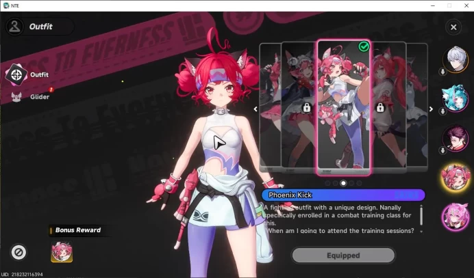 GLOBAL EU |HL 3| 1 SSR Limited Meta Nanally+Skin |4 SR [Haniel,Edgar,Etc]|Selector 40/50|Male MC|Log Email|Take Email|(NTE865)