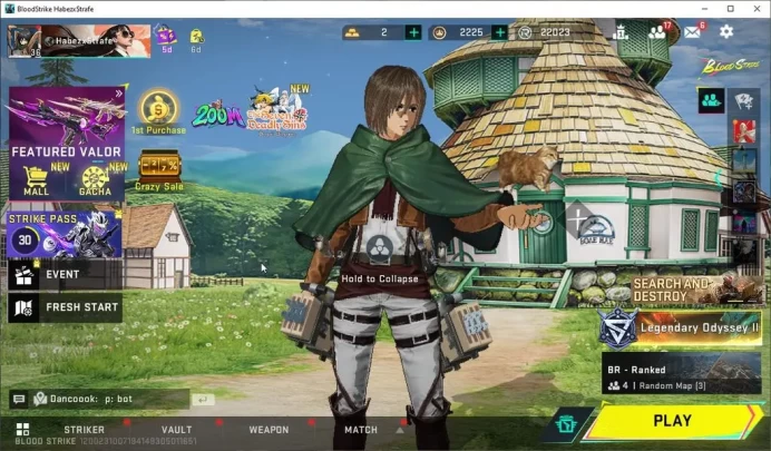 ASIA|ETERNAL Lv4 M4A1-Blight+DualBlades-Perdition,Collab AOT[MAX Mikasa,M700-TG]|5 ULTRA Hank-Cowboy,INP9,Etc|NetEase(BLS4148)