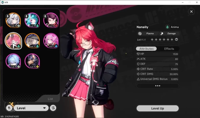 GLOBAL NA |HL 3| 2 SSR Limited [Nanally,Jiuyuan] |5 SR [Haniel,Edgar,Adler,Skia,Etc]|Female MC|Log Email|Take Email|(NTE868)