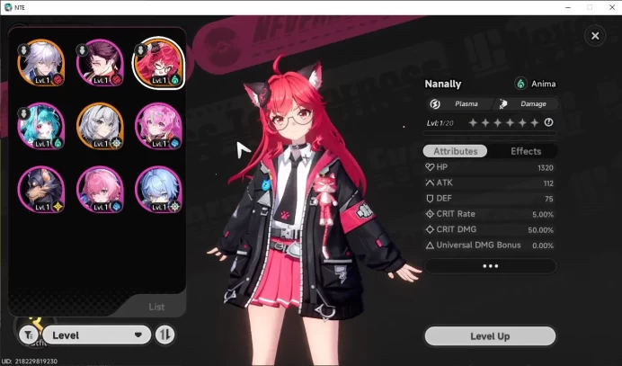 GLOBAL NA |HL 3| 2 SSR Limited Nanally, (Baicang+Sign) |6 SR [Aurelia,Edgar,Haniel,Etc]|Female MC|Log Email|Take Email|(NTE872)