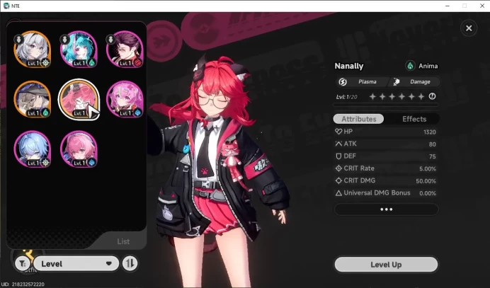 GLOBAL NA |HL 3| 2 SSR Limited [Nanally,Jiuyuan] | 5 SR [Haniel,Edgar,Adler,Auriela,Etc]|Female MC|Log Email|Take Email|(NTE877)