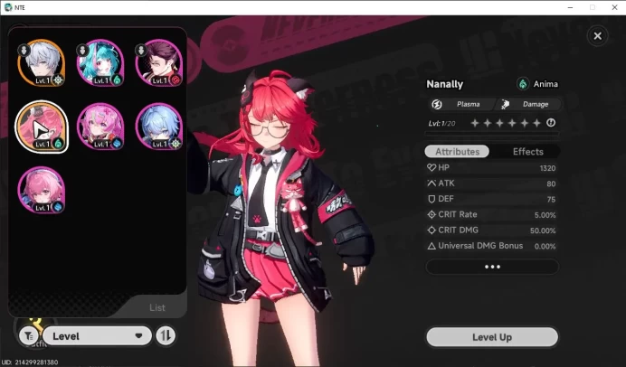 GLOBAL EU |HL 3| 1 SSR Meta Nanally | 5 SR [Adler,Haniel,Edgar,Aurelia,Etc]|Selector 43/50|Male MC|Log Email|Take Email|(NTE879)