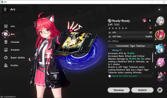 GLOBAL NA |HL 3| 1 SSR Meta Nanally+Sign | 6 SR [Adler,Haniel,Edgar,Skia,Etc]|Selector ON|Female MC|Log Email|Take Email|NTE880