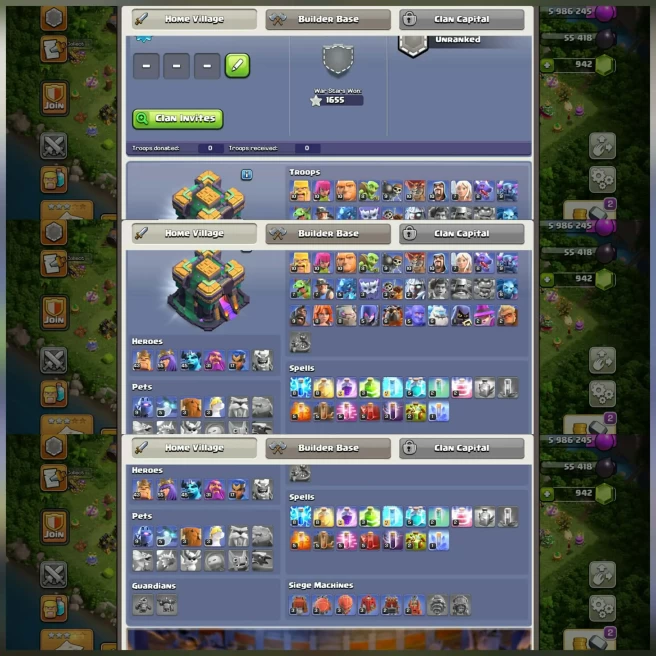 [Exp:212]||Th14 Good Account||Heroes:43-55-45-31-17||Ice Champion Skin||NC Available||Lots of magic items