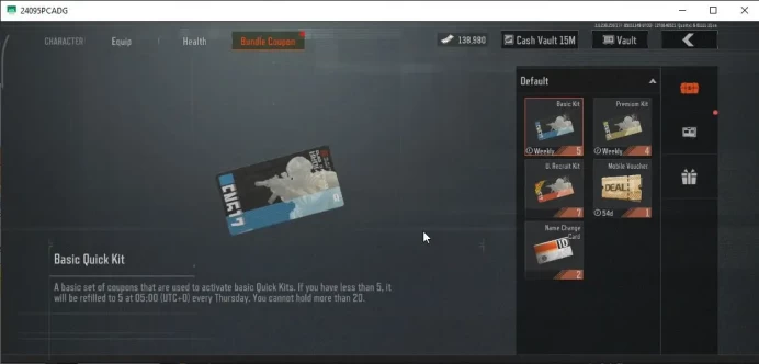 MOBILE Lv30|SV 19,1M|CV 15M|SS AKM,ET AK-74N,GM AK-12,Abomi.Vector9,Speed SQB M110,Etc|CN ON|Log Infinite|Check SS(AB3046)