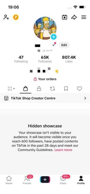 Instanly Delivery/65K Real Followers+800K Real Likes/ Tiktok Shop For Creator/ Live Stream/ Full Access