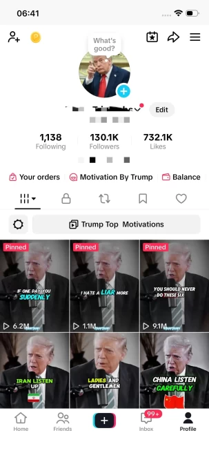 HUGE DISCOUNT/Monetized Real 130K Followers+730K Real Likes Account/ Creator Rewards Program Activated/ Full Access