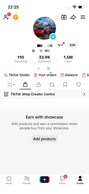 Instanly Delivery/33K Real Followers+1.5M Real Likes/ Tiktok Shop For Creator/ Live Stream/ Full Access