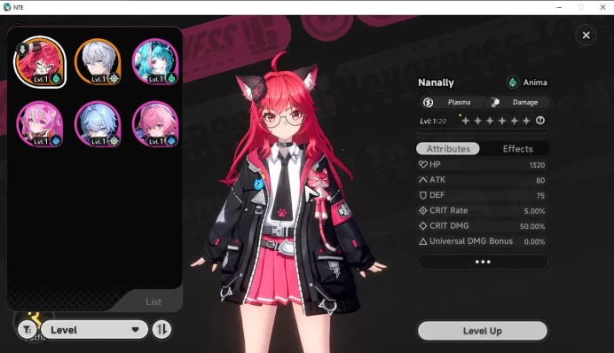 GLOBAL EU |HL 3| 1 SSR Limited Nanally|1S Arc| 4 SR [Mint,Haniel,Edgar,Etc]|Selector 40/50|Male MC|Log Email|Take Email|(NTE889)