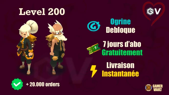 Dakal Enutrof Niveau 200 Livraison instantanée Niveau 200 - LVL 200 - Compte UP à la main