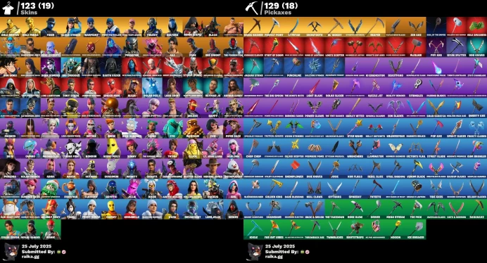 [Rent Cheap Accounts for 14 Days] 123 skins | OG STW | Gold Brutus | Gold Midas | Fixer | Cloud Striker | Point Patroller | Trilogy NSL40
