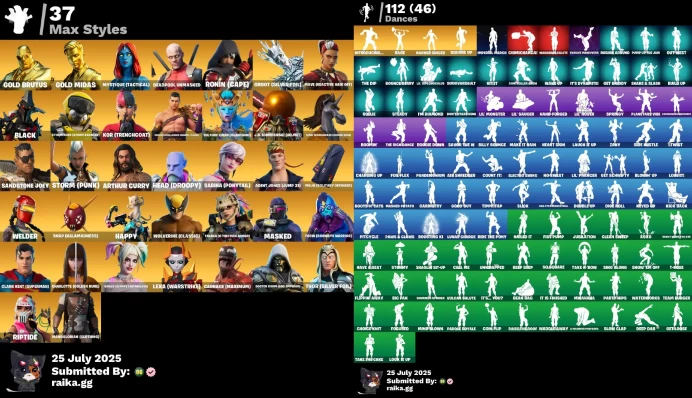 [Rent Cheap Accounts for 14 Days] 123 skins | OG STW | Gold Brutus | Gold Midas | Fixer | Cloud Striker | Point Patroller | Trilogy NSL40