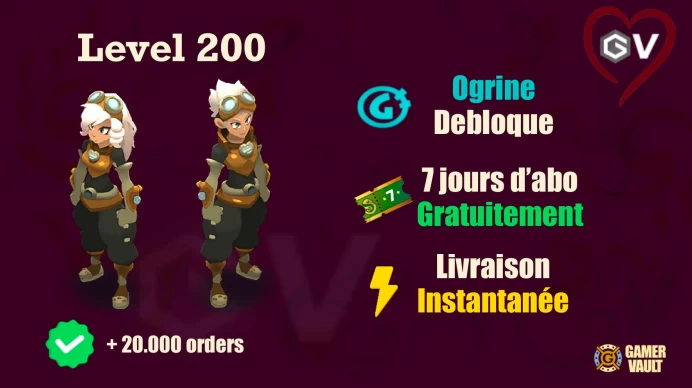 Rafal Steamer Niveau 200 Livraison instantanée + 7 Jours Abonnement Bonus - Niveau 203 - LVL 203 - Compte UP à la main