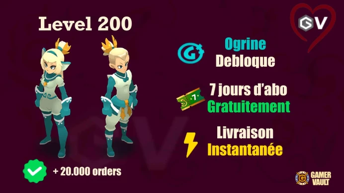 Rafal Huppermage Niveau 200 Livraison instantanée + 7 Jours Abonnement Bonus - Niveau 200 - LVL 200 - Compte UP à la main