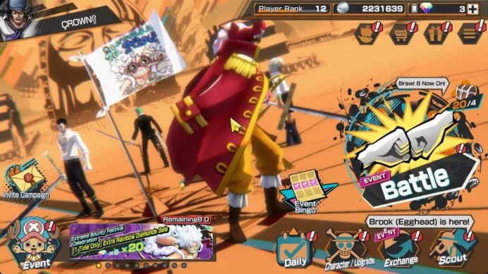 Global|7 META EX[Charlotte Linlin,Monsters Kaido,Yamato,Kuzan,Rob Lucci,Gol D Roger,Sabo]|Rank 12|LogBandai|CheckSS(OPBR880)
