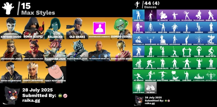 [Rent Cheap Accounts for 14 Days] 40 skins | Katalina | Ronin (Cape) | Burning Ambition Valeria | The Foundation (Helmet Off) NSL51