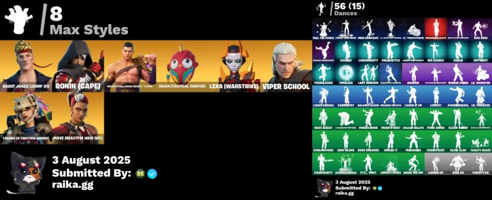 [Rent Cheap Accounts for 14 Days] 72 skins | Chun-Li | Aura | Lara Croft | Raven | Mandalorian | Ronin (Cape)	NSL54