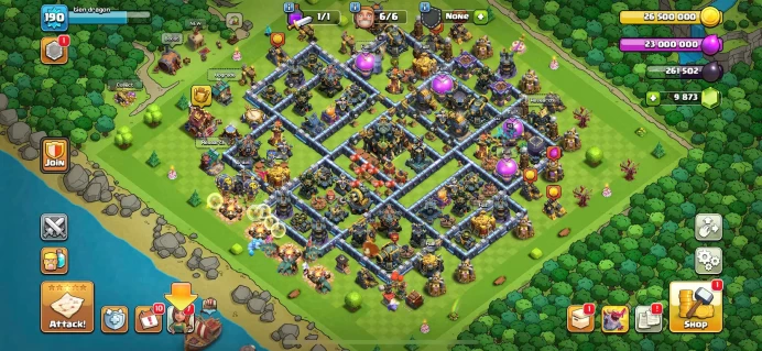 T40-TH17-9.873 Gems-XP 190 BK58 AQ81 GW45 RC27 Milions 43+Good Hero Equipment+Nice Troops+Good Builders Base+Change Name Free