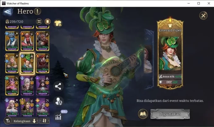 GLOBAL 60x|11M Power|15 Lord[PraetusA3,ValderonA1,Ezareth,Etc]|96 Legend[WukongA5,KigiriA5,DiaochanA3,ValaraA3,Etc] | (WOR1185)