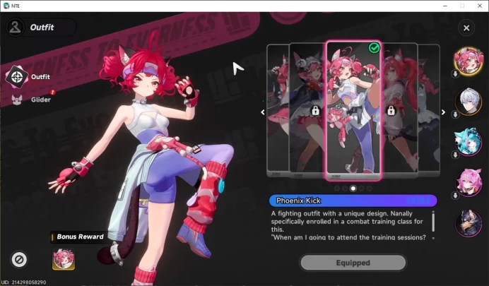 GLOBAL NA|HL 3| 1 SSR Limited Nanally + Skin |5 SR|2 S Arc|Glider Skin Underboss|Selector40/50|Male MC|Log Email|(NTE909)