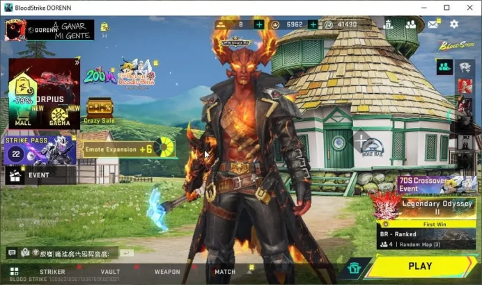 ASIA|Melee ULTRA One-Handed Axe|20 ULTRA[VOLT,M4A1,P90,AUG,Etc]|Collab EVA-MCX+Byakuya|3 Limit[AR97,RPK,MP7]|NetEase|(BLS4164)