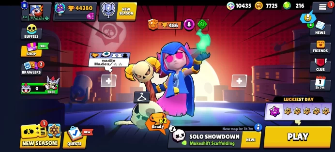 [Code 9961] Level 188 / 44k Trophy + 252 Skins / 48 Hypercharges / Very Cheap