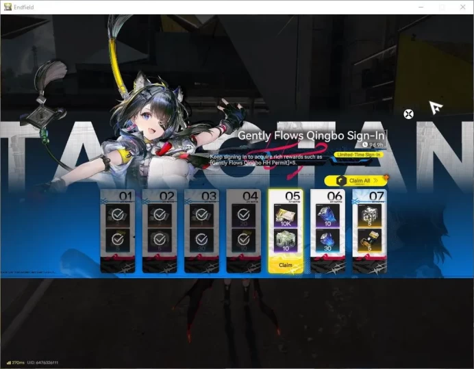 ASIA|Lv 53|SSR 5(3Limit)+12(*6WP)|[Laevatain,Yvonne,Gilberta]+sign,Ardelia+sign,(Opr Selector)|Gryphlink|TakeMail|Check(END1694)