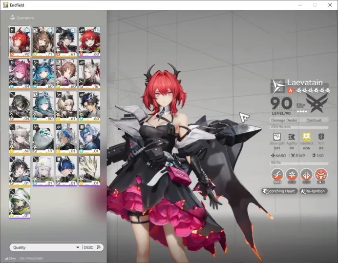 ASIA|Lv 55|SSR 6(3Limit) [Laevatain,Gilberta]+Sign Yvonne P1,Etc|13 *6WP|Explore Max|Oro 2K|Gryphlink|TakeMail|CheckSS(END1633)