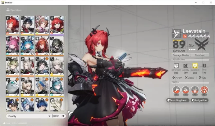 Asia Lv51|7SSR[YvoneP1,(LaevaP1,Ardelia,Last Rite)+Sign,EmberP1,etc]+9SR|9 6*WP|100% Explor|Gryphlink|TakeMail|Check SS(END1596)