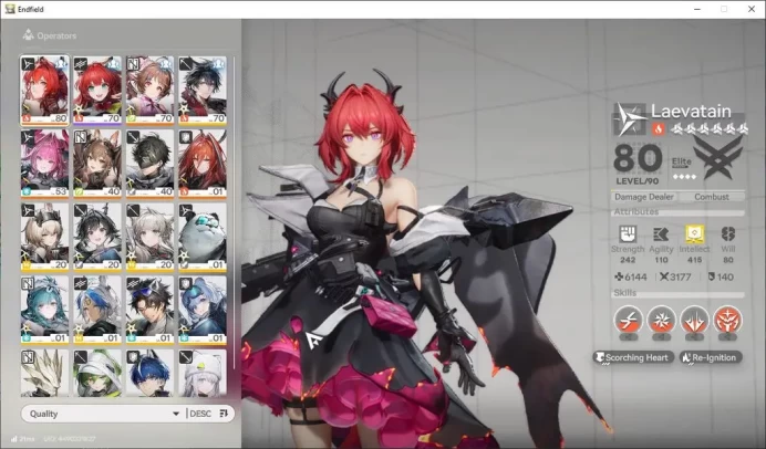 Asia Lv49|5SSR[(Laevatain,Gilberta)+Sign,Yvonne,ArdeliaP2,Ember]+9SR |14 6*WP|500 Oro|Gryphlink|TakeMail|Check SS(END1572)