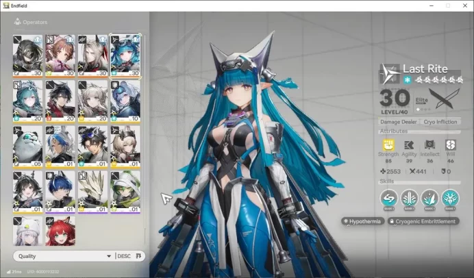 Asia Lv35|1k Arsen|3SSR(Last RiteP1,PogranichnikP1,Ardelia)+9SR|6 6*+21 5*WP|385 Oro|Female|Gryphlink|TakeMail|CheckSS(END1558)