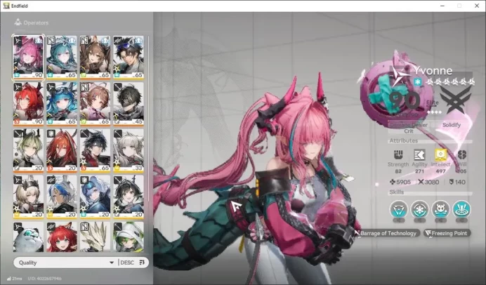 Asia Lv55|Mid End Explor lv7|7SSR 3 Limit(YvonneP1,LaevaP1+Sign,Gilberta),etc|12 *6 35 *5WP|Gryphlink|TakeMail|Check SS(END1548)