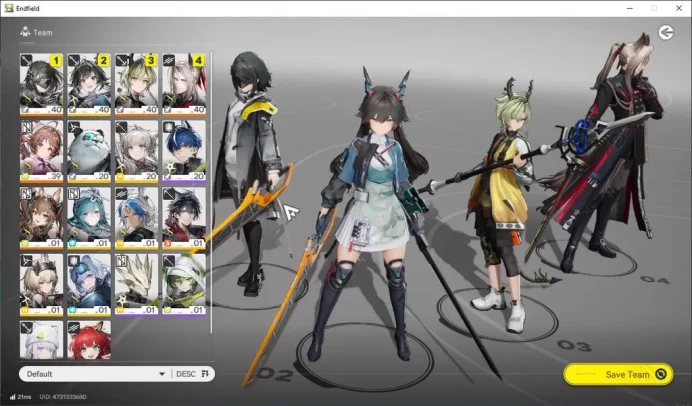 Asia Lv25|Best physical Team[Gilberta,Lifeng,POG,Ardelia|3 6Star WP|Low Explore|Gryphlink|TakeMail|CheckSS(END1480)