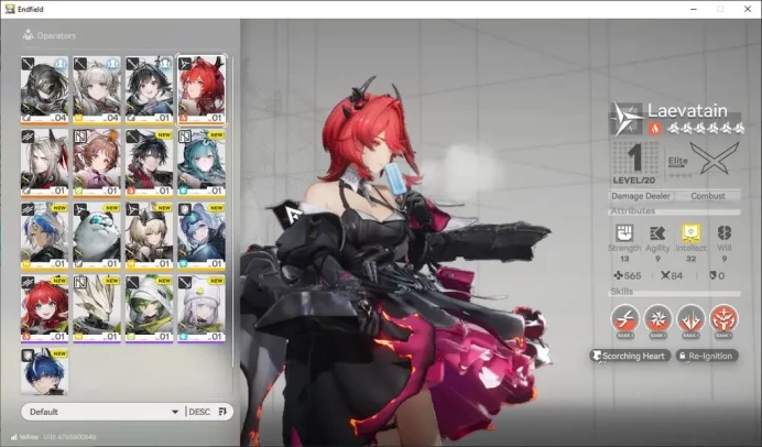 NA/EU Lv2|1k Arsenal|3SSR(Laevatain,Ardelia,etc)+8SR Operators|1 6*+5 5*WP|250 Oro|Female|Gryphlink|TakeMail|Check SS(END1466)