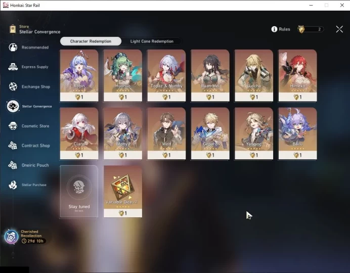 Asia|TL 70|40 Special Pass|14 Limited|[Castorice,Firefly,Saber,Archer]+Sign,Kafka,Black Swan,Herta,Etc|McMale|TakeMail(HSR6669)