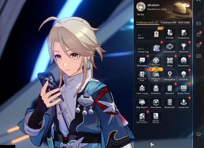 Asia|TL 27|3 Limited| Silver Wolf LV.999, Huohuo, Acheron |Mc Male|Take Mail|Check SS(HSR6670)