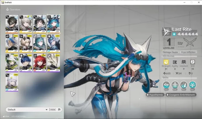 Asia Lv2|1k Arsenal|1SSR(Last Rite)+6SR Operators|7 6*+30 5*WP|250 Oro,3 Ori|Male|Gryphlink|TakeMail|Check SS(END1448)